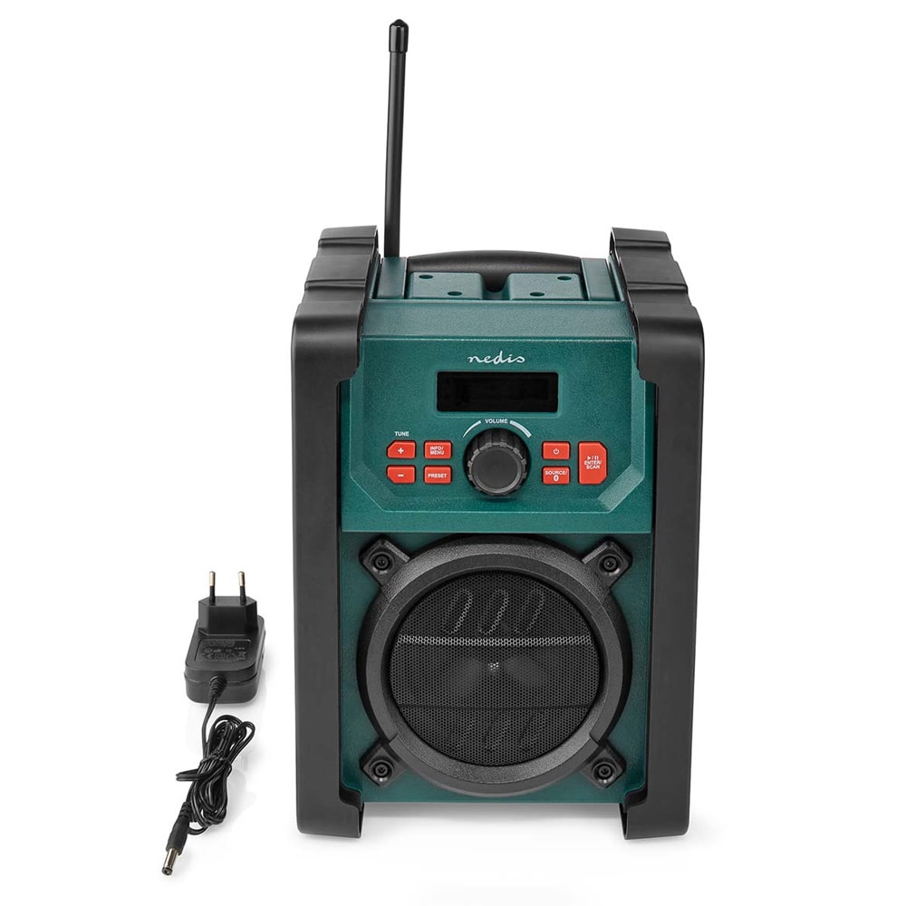 Nedis DAB+ Radio med Bluetooth och Alarmklocka