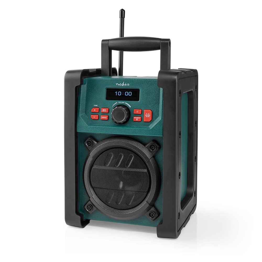 Nedis DAB+ Radio med Bluetooth och Alarmklocka
