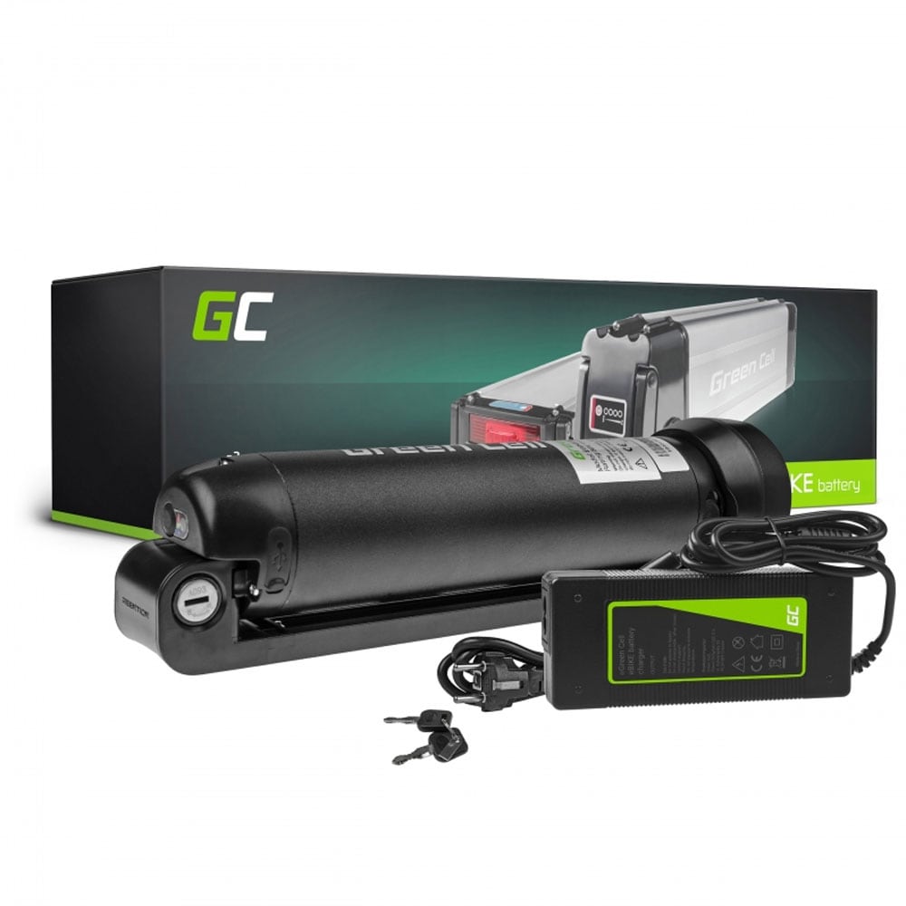Green Cell elcykelbatteri 36V 5.2Ah med laddare
