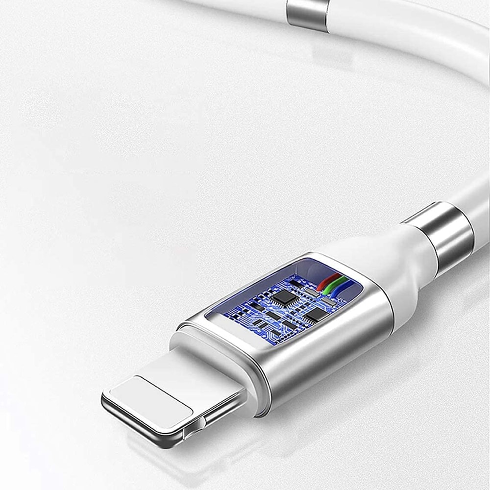 Magnetkabel USB-A till lightning