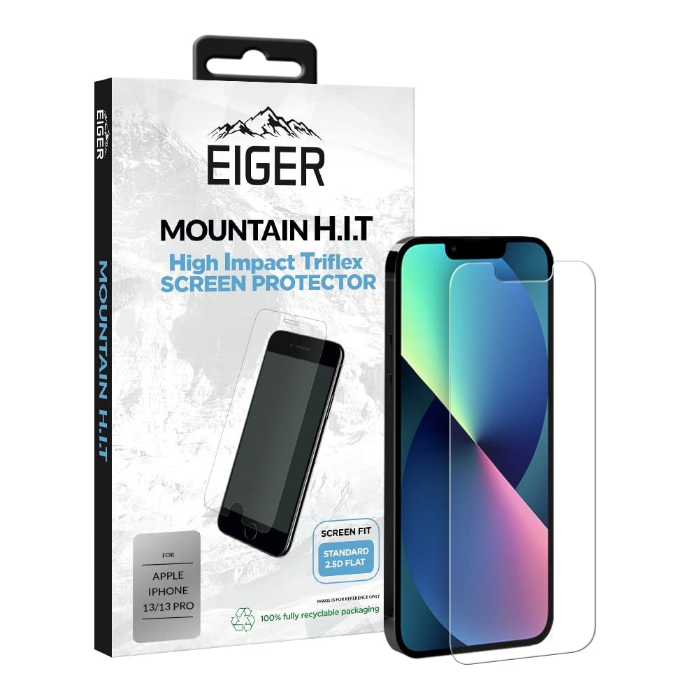 Eiger Mountain H.I.T Skärmskydd till Apple iPhone 14 / 13 / 13 Pro Klar