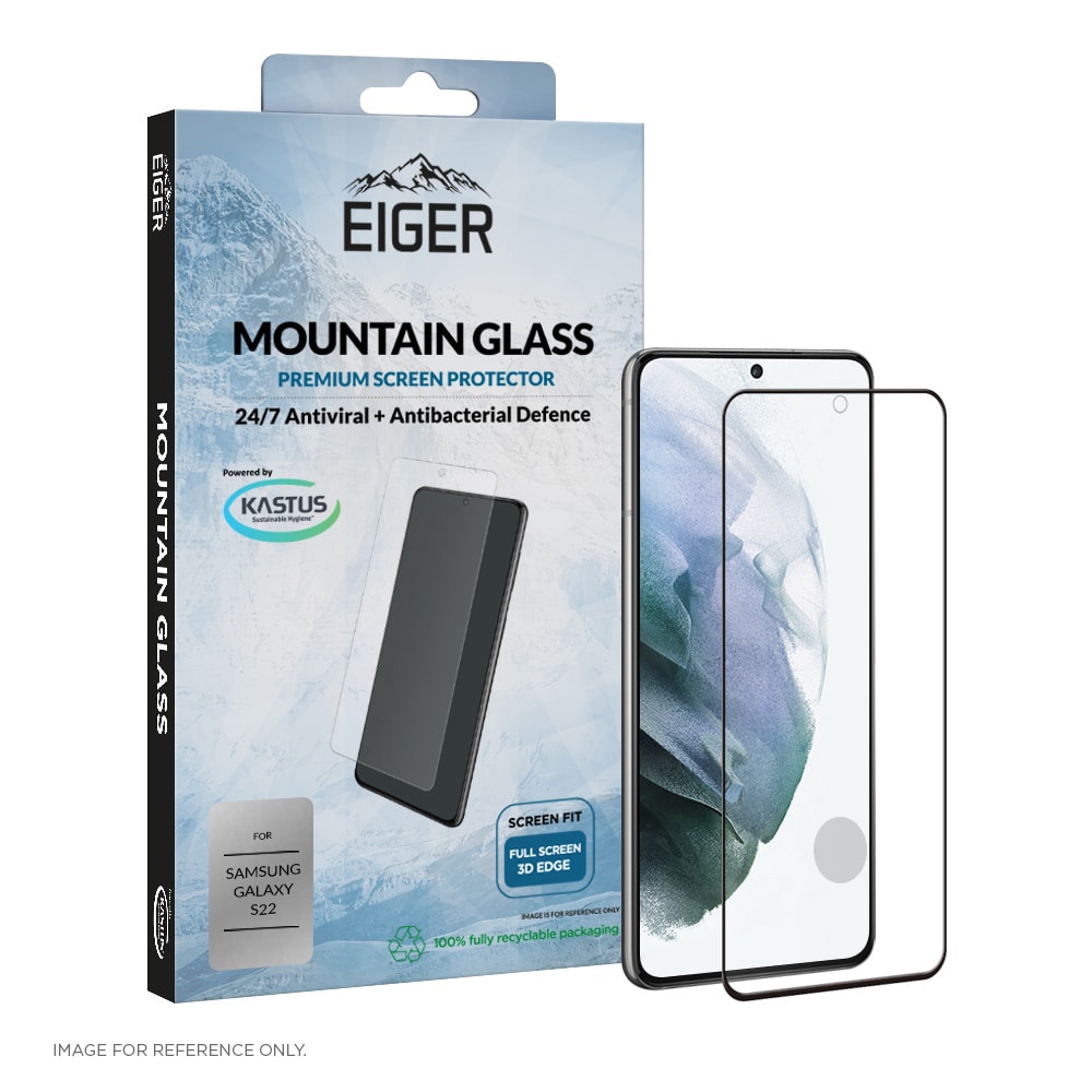 Eiger Mountain Glas Skärmskydd 3D till Samsung Galaxy S22