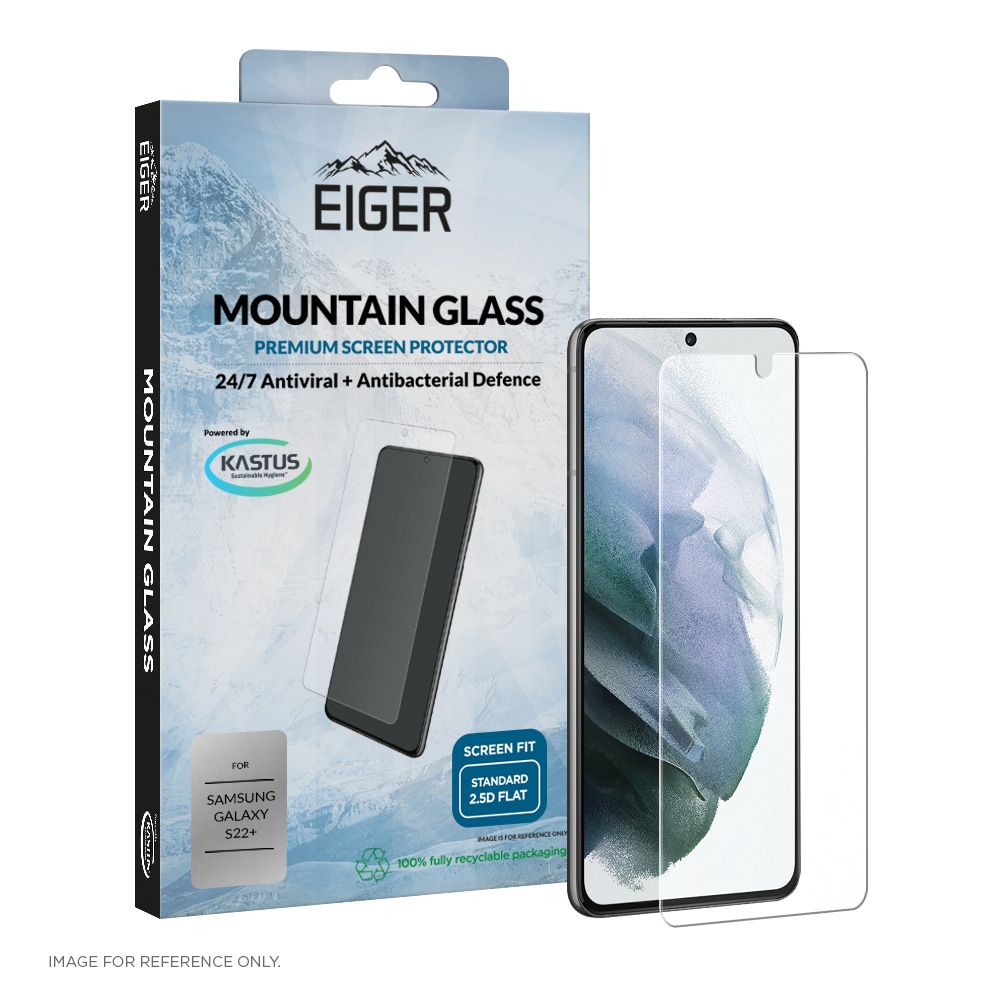 Eiger Mountain Glass 2.5D Skärmskydd till Samsung Galaxy S22+ Klar