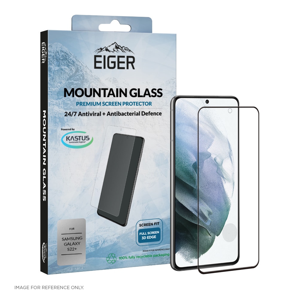Eiger Mountain Glass Skärmskydd 3D till Samsung Galaxy S22+