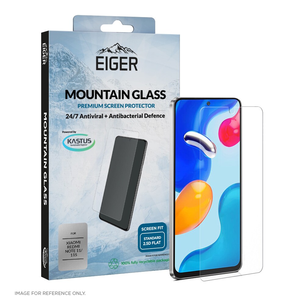 Eiger Mountain Glass 2.5D Skärmskydd  till Xiaomi Redmi Note 11 / 11S Klar