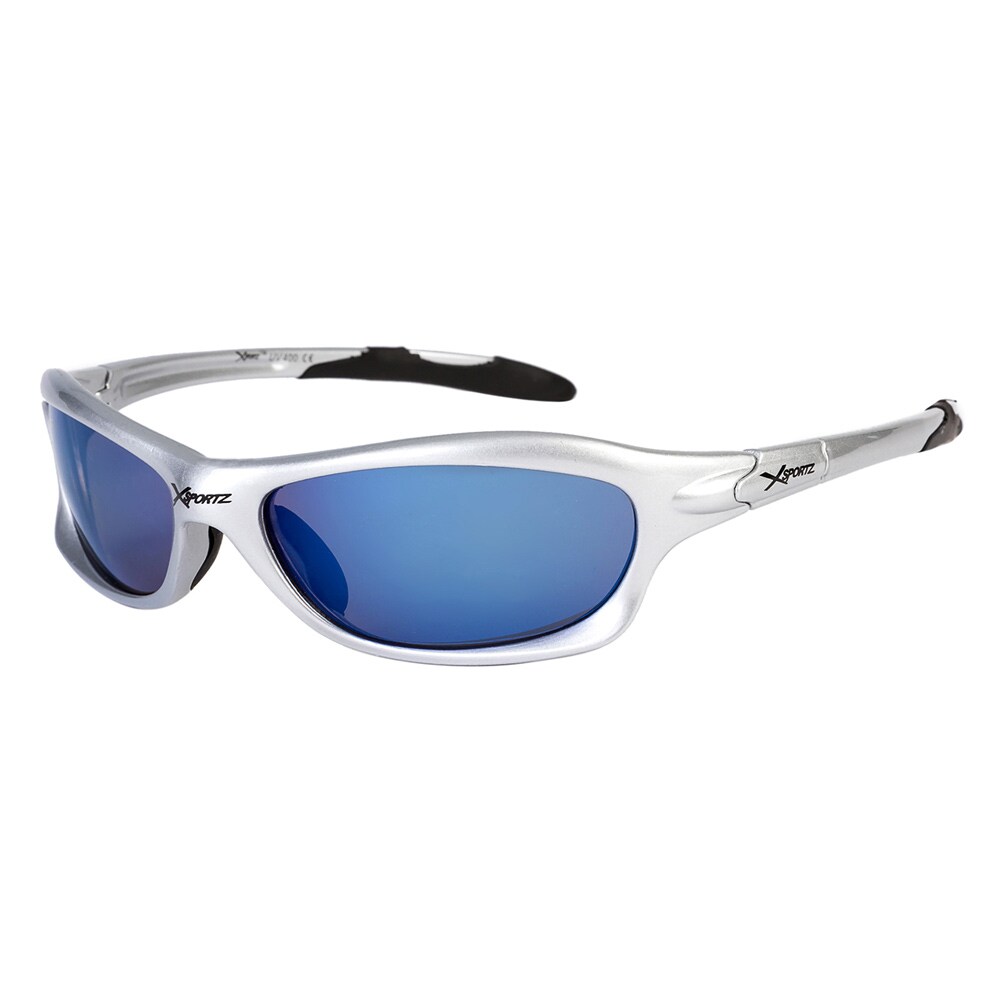 Xsports Solglasögon XS87 Silver med blå lins