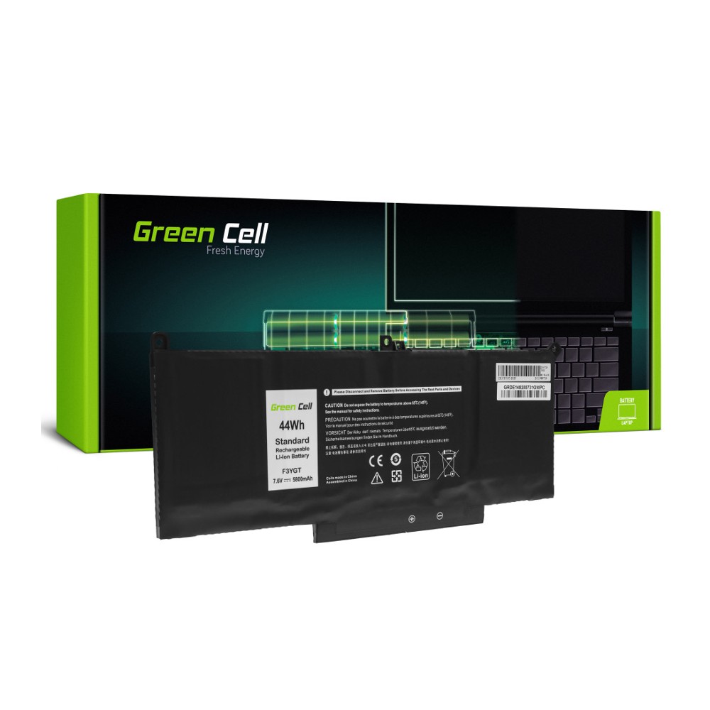 Green Cell Laptopbatteri F3YGT till Dell Latitude 7280 7290 7380 7390 7480 7490
