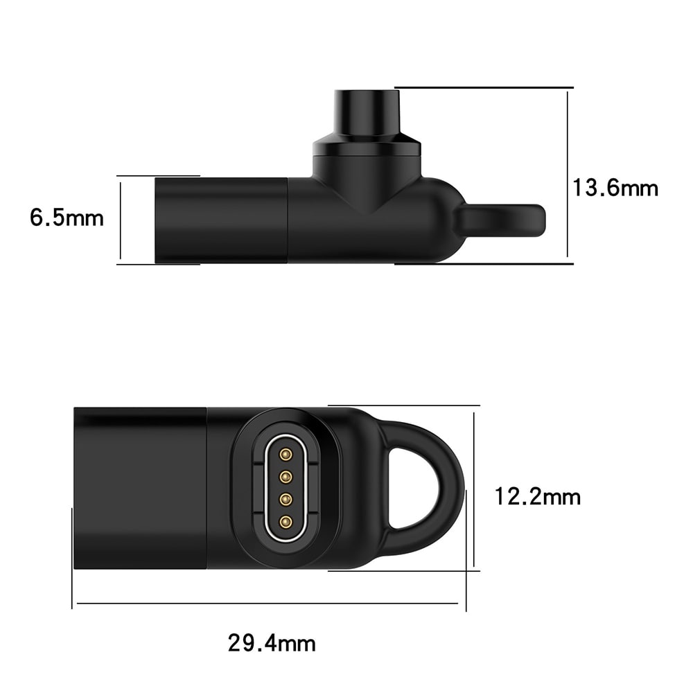 Laddningsadapter med USB-C till Garmin-klockor