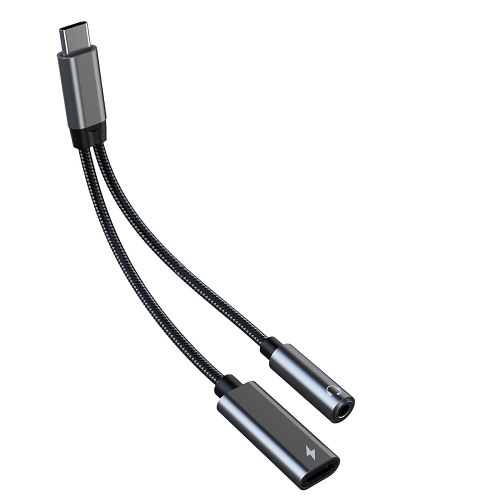 USB-C till AUX & USB-C-hona