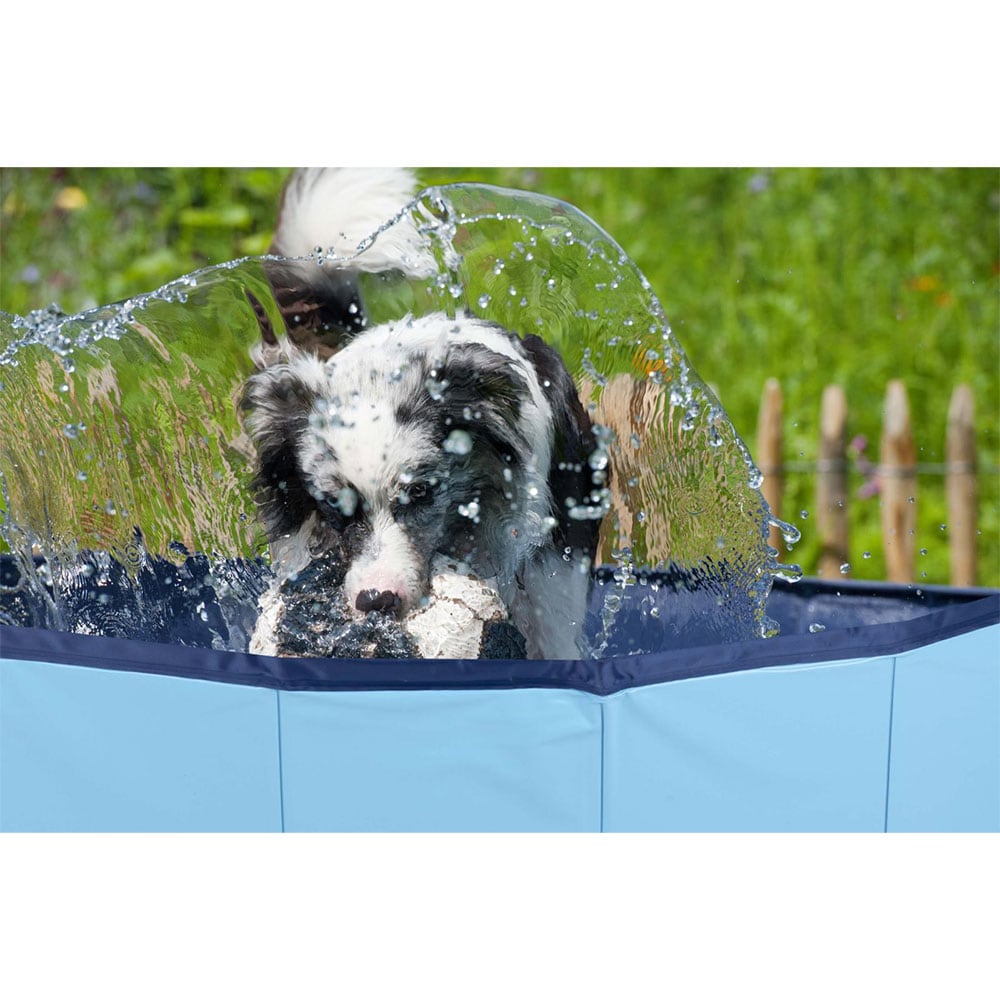 Hundepool med ventil 80x30cm / pool til hund / hundebassin / hundebad