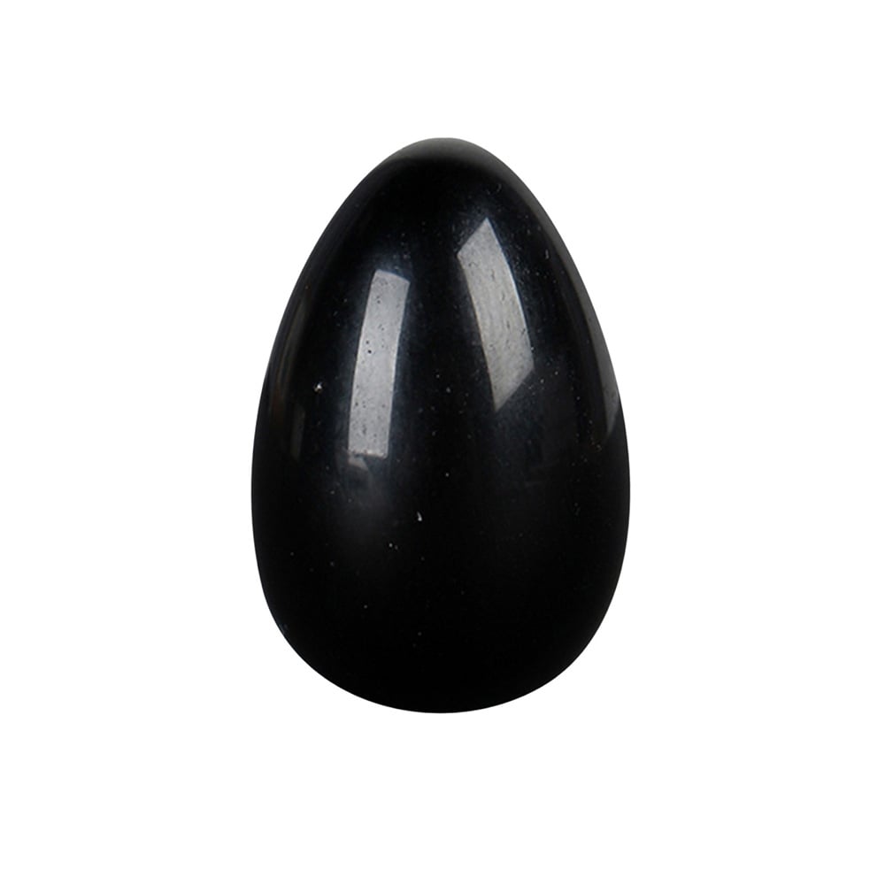 Yoniägg svart obsidian 3x2cm