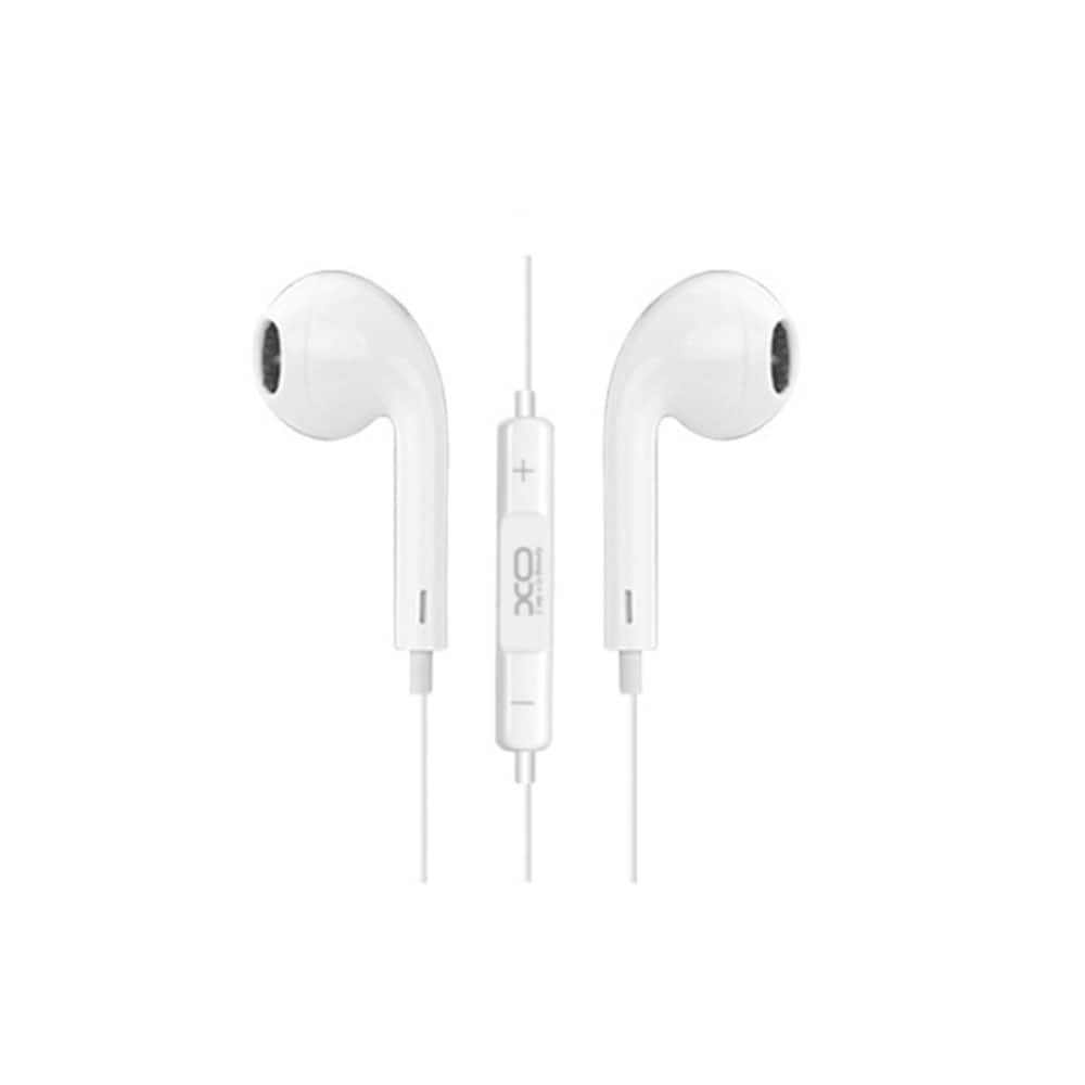 XO S8 in-ear hörlurar med AUX - vit