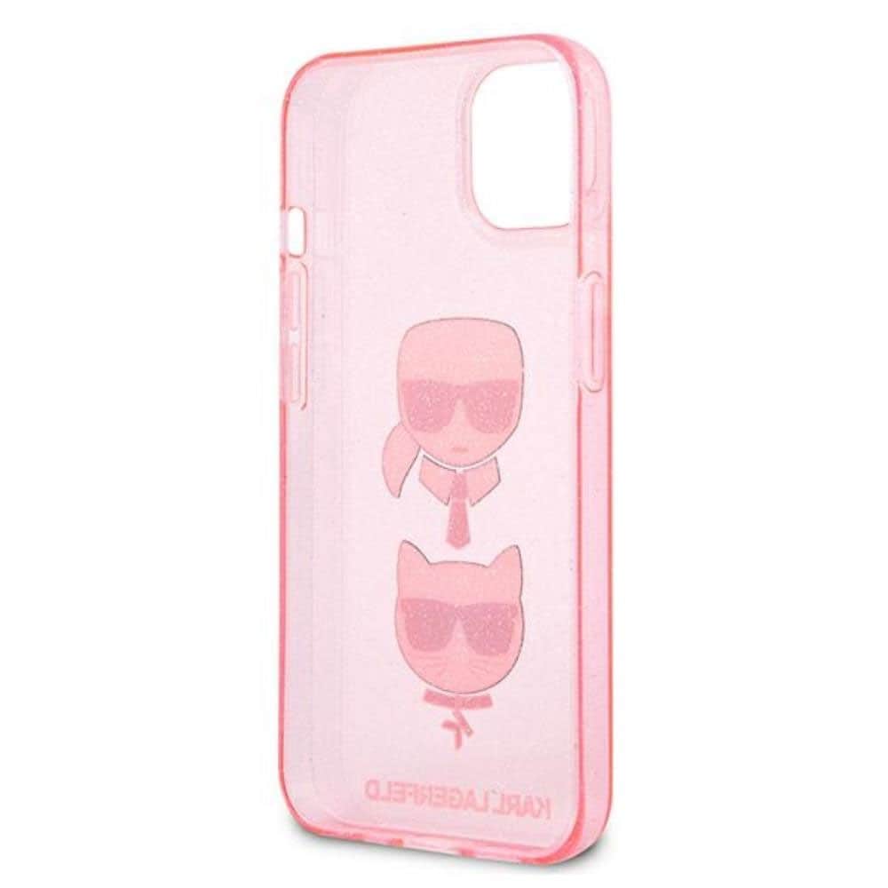 Karl Lagerfeld skal till iPhone 13 6,1" - Rosa/glitter