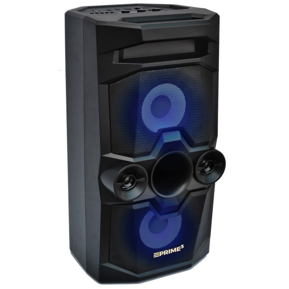 Prime3 partyhögtalare med Bluetooth och karaoke - Onyx