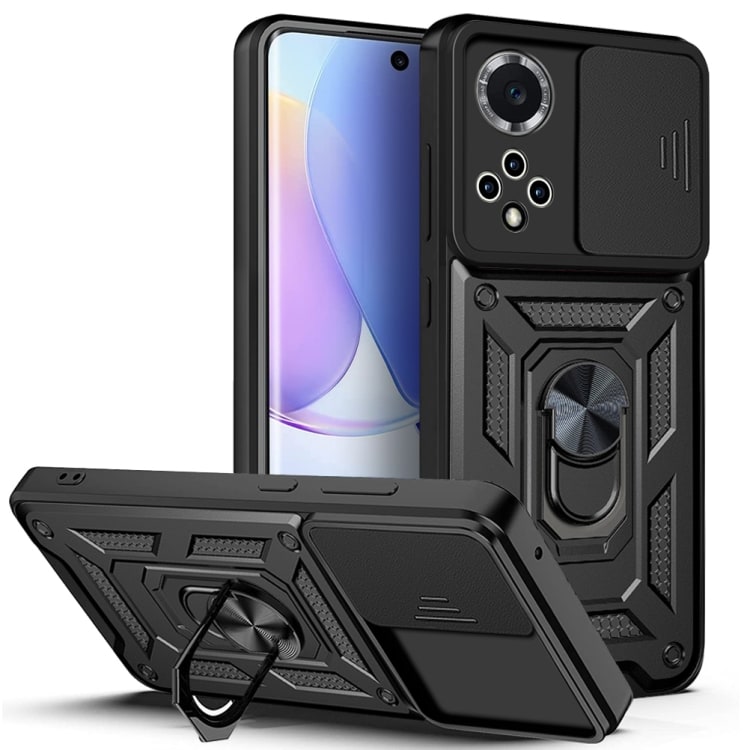 Mobilskal med kameraskydd till Huawei nova 9 - Svart