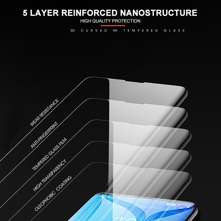 3D Curved Tempererat Skärmskydd till Huawei P30 Pro