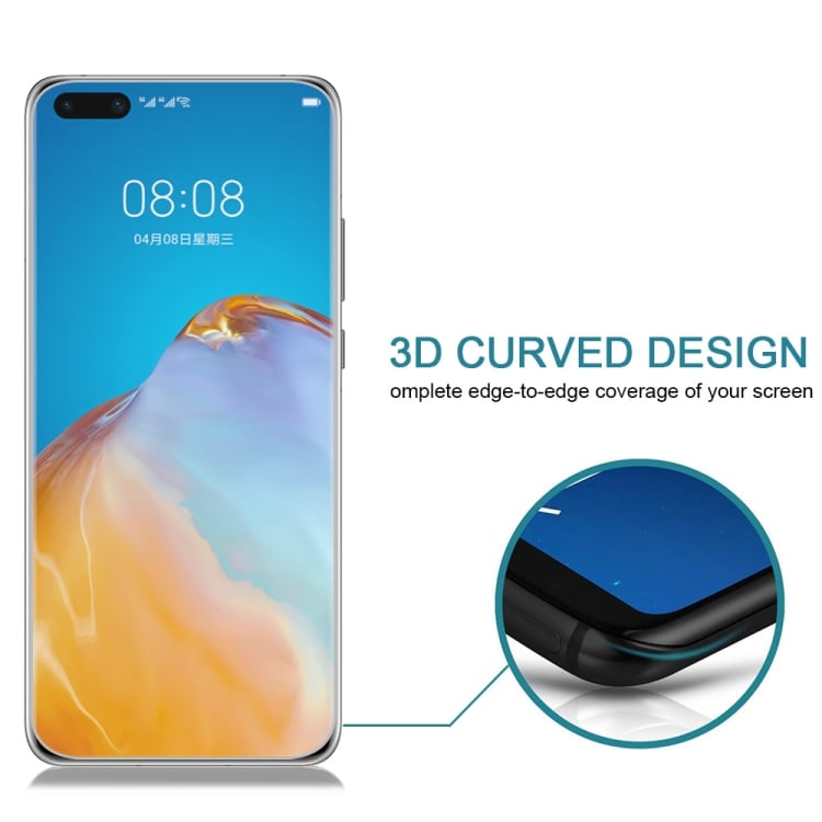 3D Curved Tempererat Skärmskydd till Huawei P40 Pro