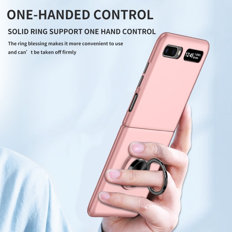 Skal med mobilring till Samsung Galaxy Z Flip 5G - Rosa