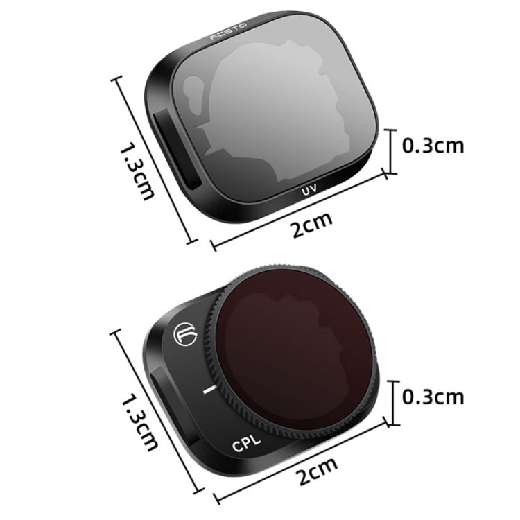 Kamerafilter till DJI Mini 3 Pro - ND8, ND16, ND32, ND64
