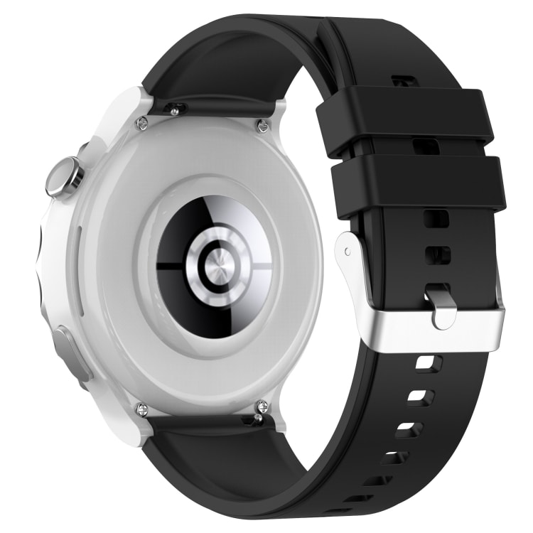 Silikonarmband till Huawei Watch GT 3 Pro 43mm - Svart
