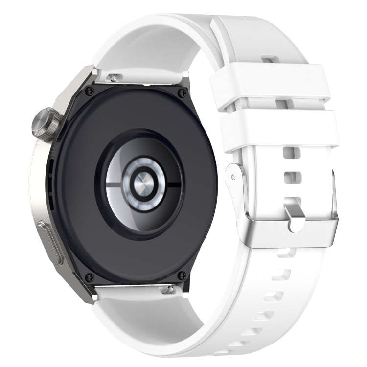 Silikonarmband till Huawei Watch GT 3 Pro 46mm - Vit