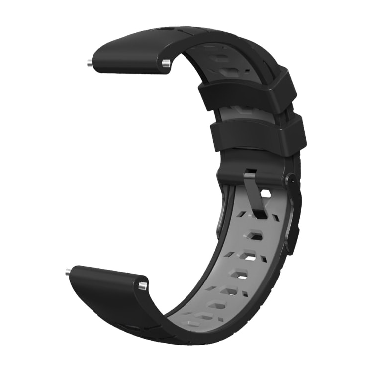 Silikonarmband till Samsung Galaxy Watch Active - Svart/Grå
