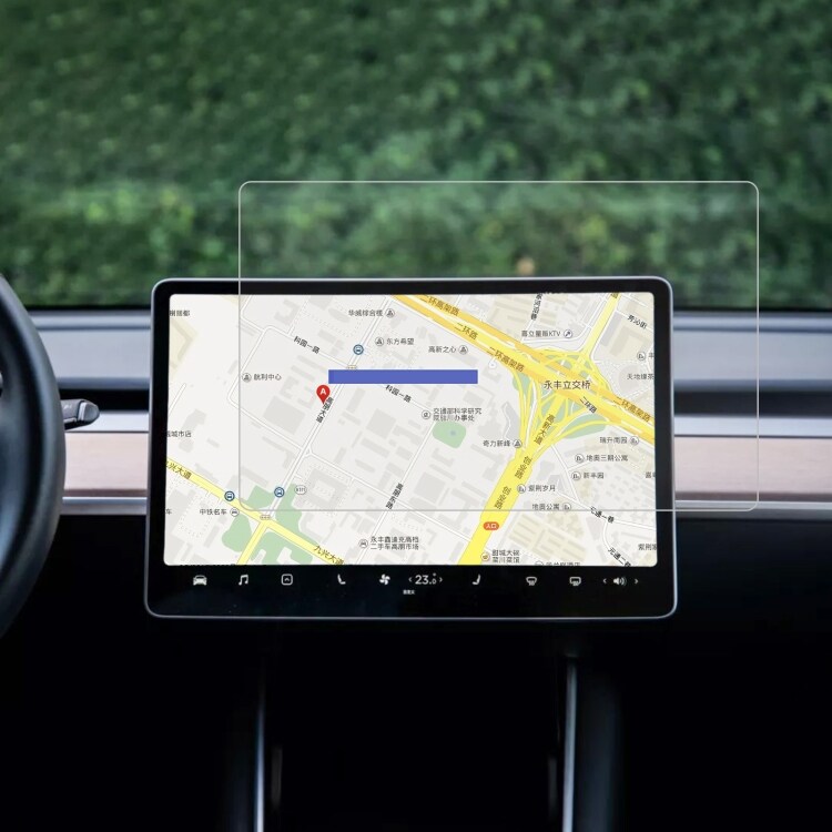 Tempererat Skärmskydd för Tesla GPS-navigator 15.6