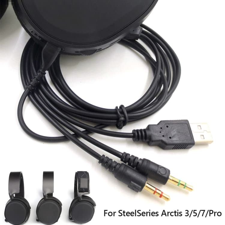 Ljudkabel för PC till SteelSeries Arctis 3 / 5 / 7 / Pro