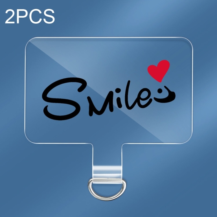 Mobilremshållare - Smile 2-pack