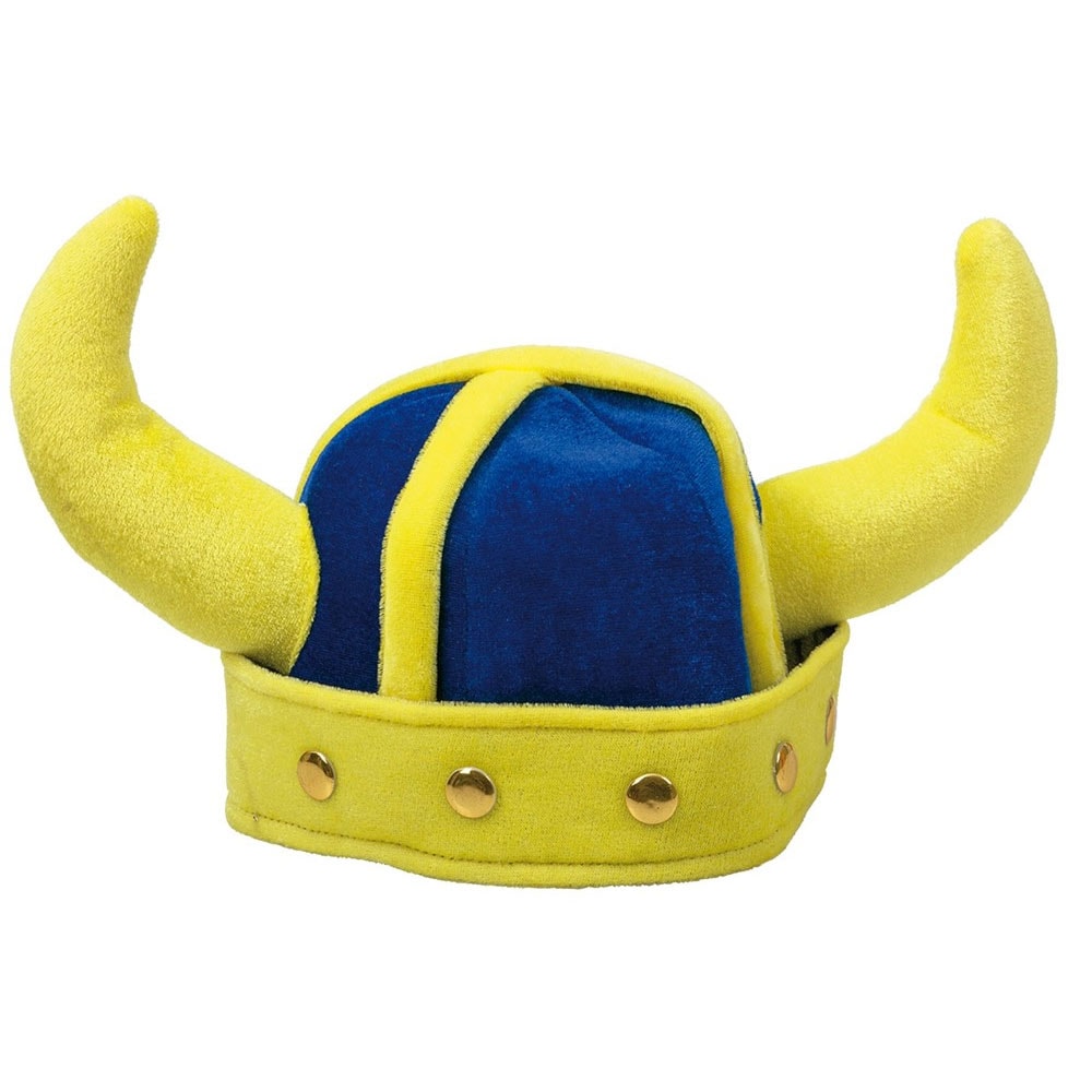Vikingahatt Sverige - blå/gul