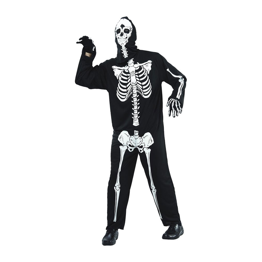 Utklädnad - Skelett-overall
