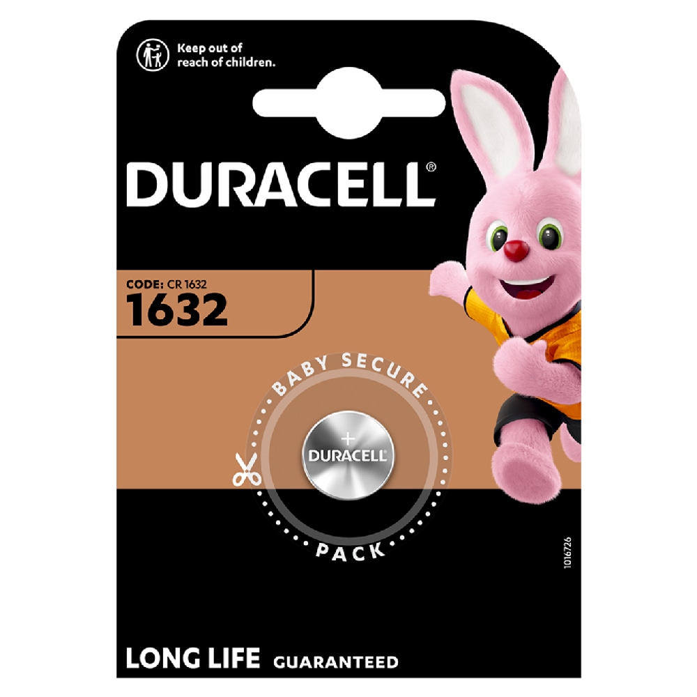 Duracell Knappcellsbatteri CR1632 1-pack