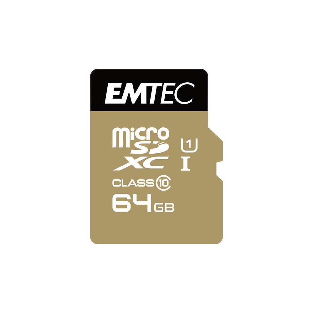 EMTEC Minneskort - MicroSDCX 64GB Class 10