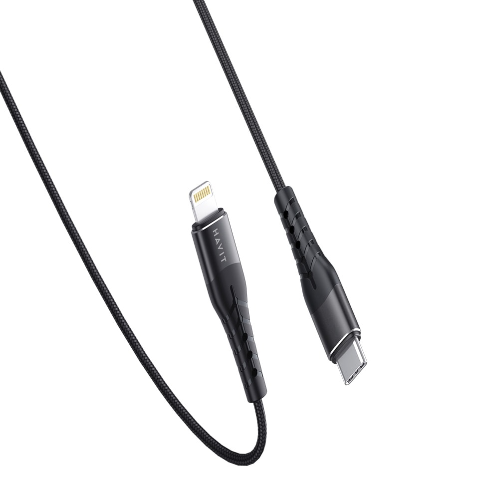 HAVIT cable  HV-RH14 USB-C - Lightning  1,2m black