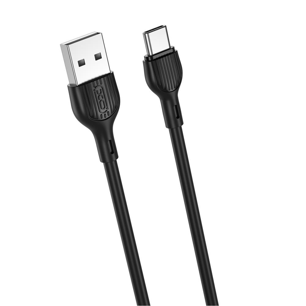 XO USB - USB-C 2,0m 2.1A - svart