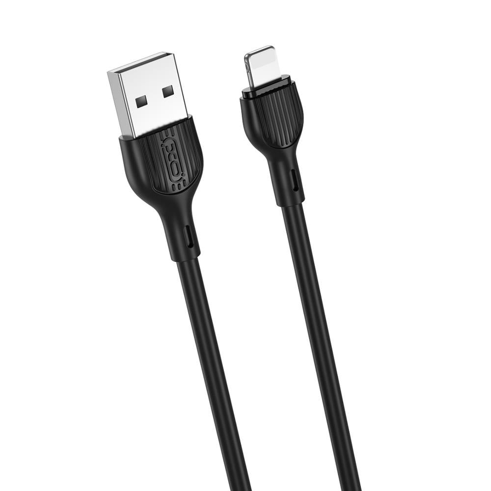 XO USB - iPhone 2,0m 2.1A - svart