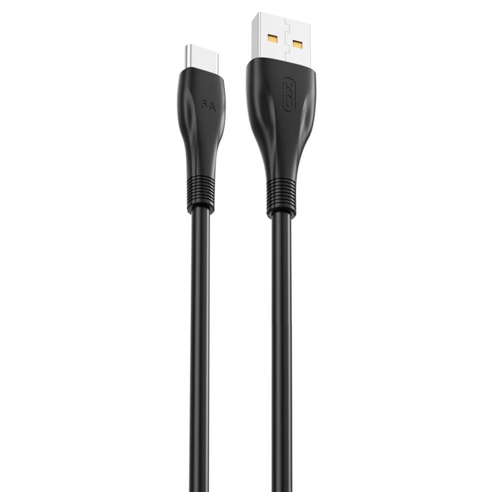 XO USB - USB-C 1,0m 6A - svart