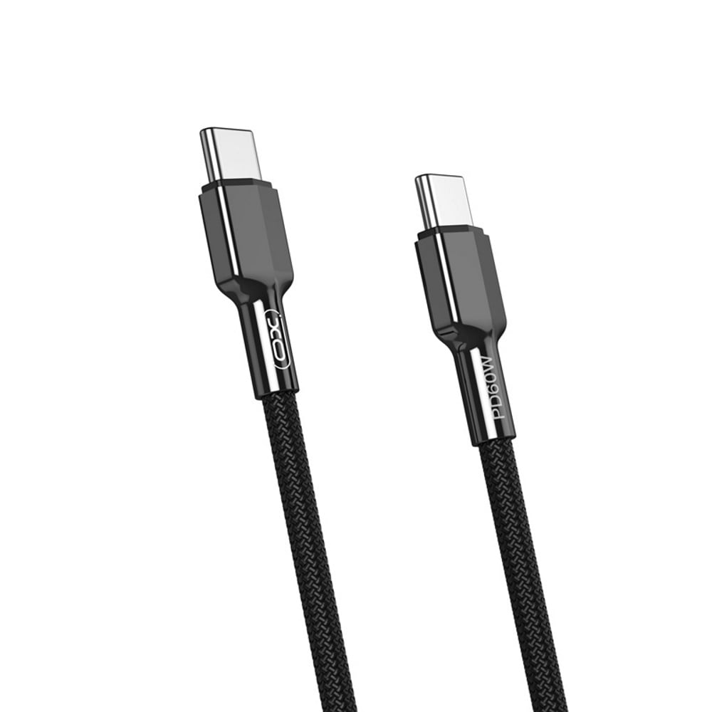 XO USB-C - USB-C 1,0m 60W - svart