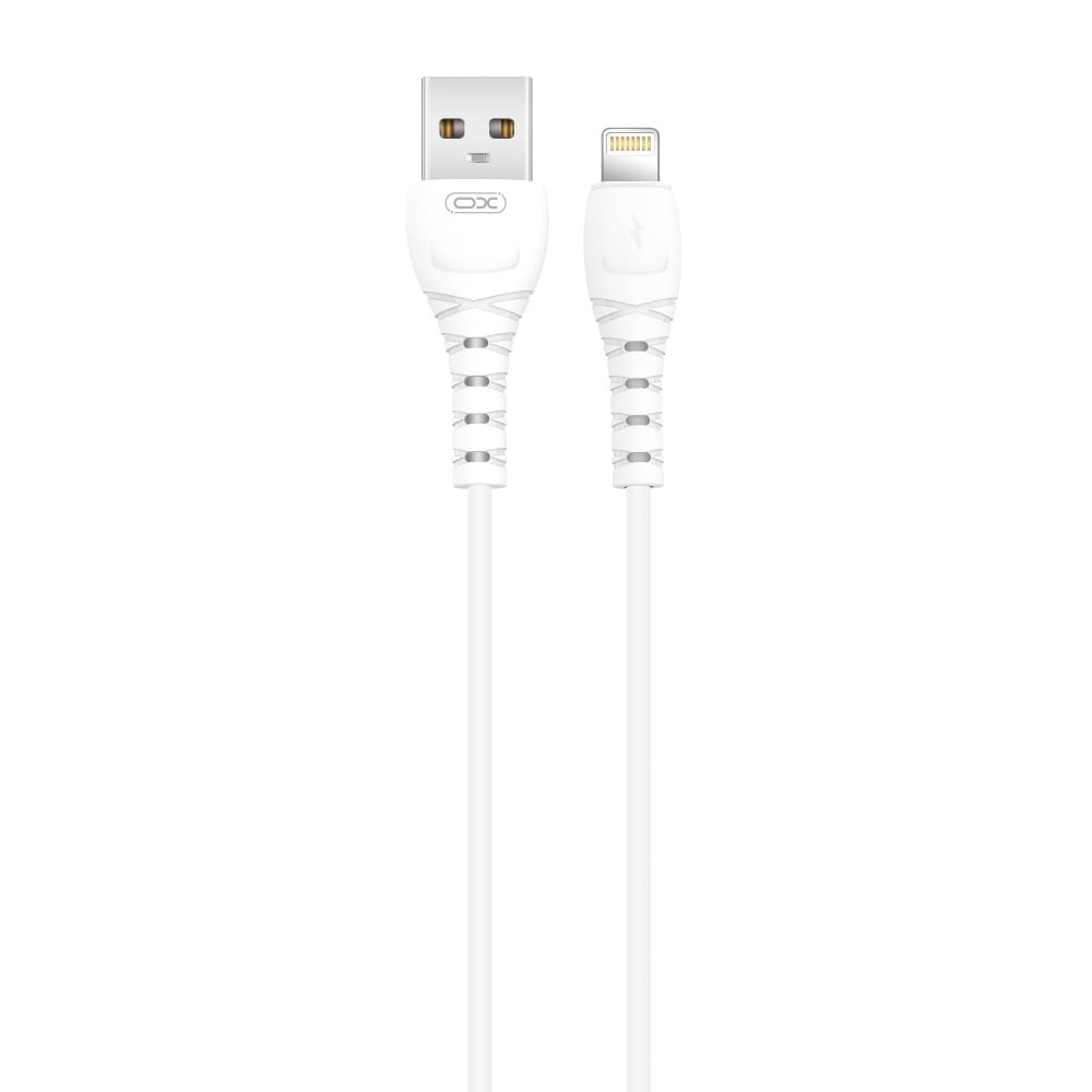 XO USB - iPhone Lightning 1,0m 3A - vit