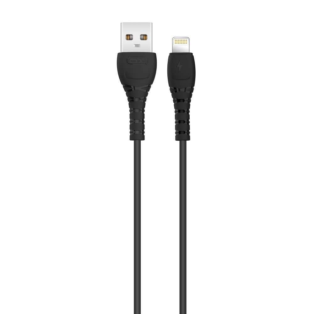 XO USB - iPhone Lightning 1,0m 3A - svart