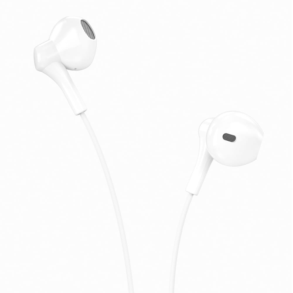 XO EP39 in-ear-hörlurar med AUX - vit