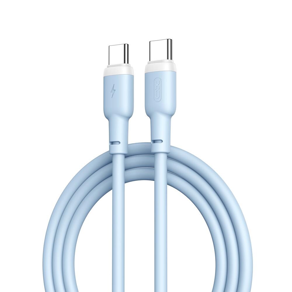 XO USB-C - USB-C 1,0m 60W - blå