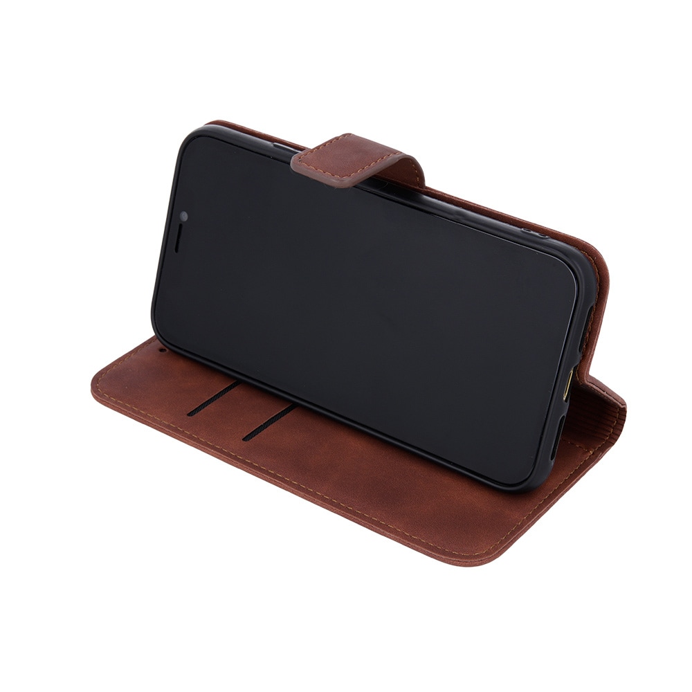 Smart velvet fodral till iPhone 14 Pro Max 6,7" - brun