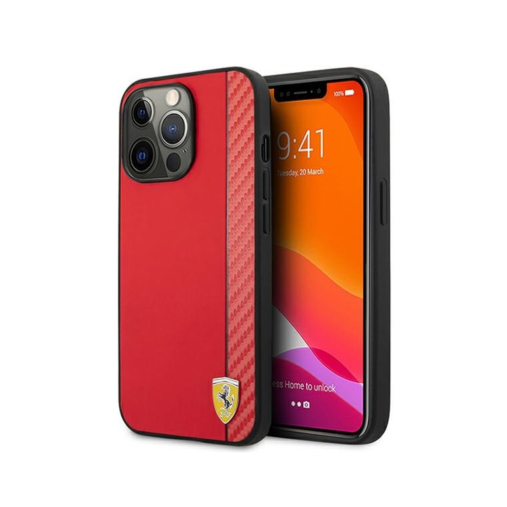 Ferrari Bakskal till iPhone 13 Pro Max - Röd