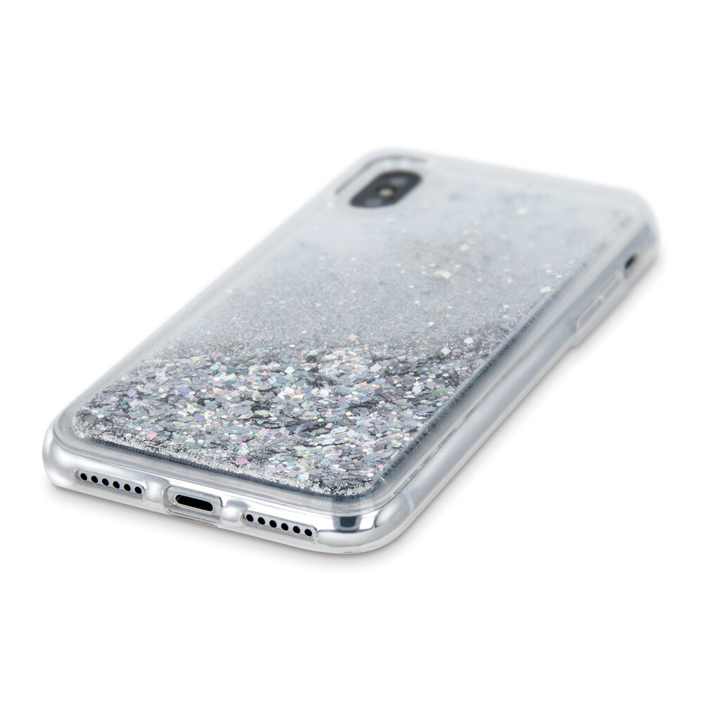 Bakskal till Samsung Galaxy A22 5G - Glitter/Silver