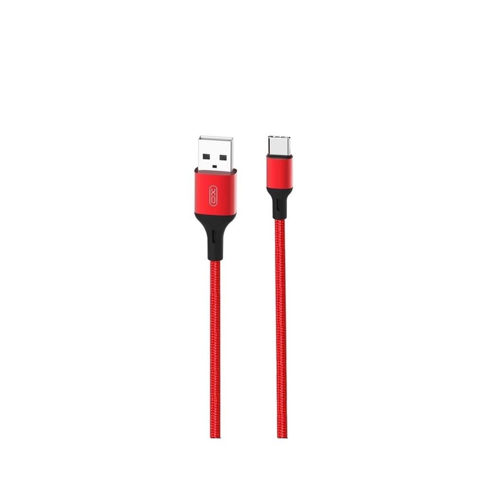 XO USB-kabel 2,4A USB - USB Typ-C 2m - Röd