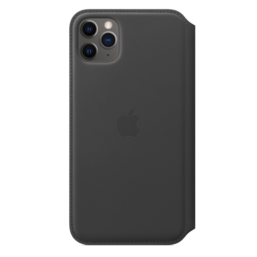 Apple Läderfodral till iPhone 11 Pro Max – svart