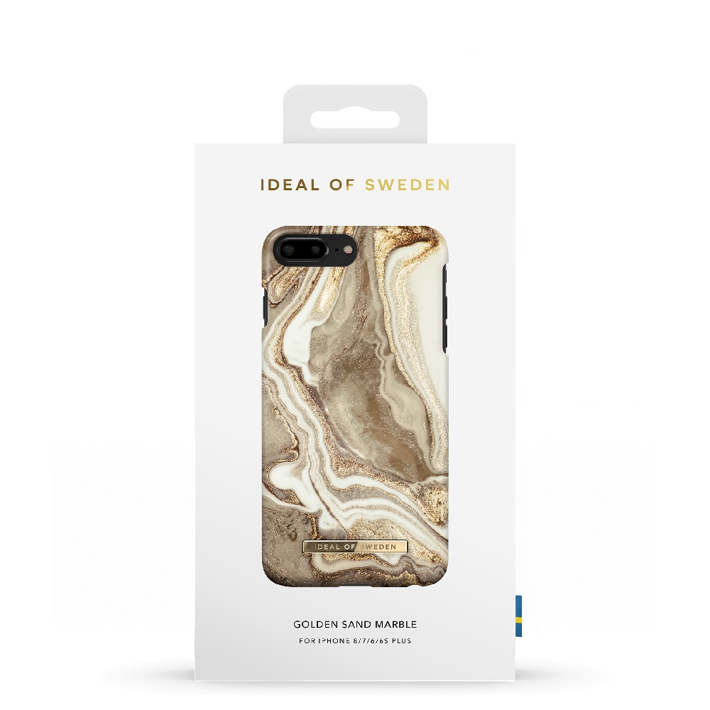 IDEAL OF SWEDEN Mobilskal Golden Sand Marble till iPhone 8/7/6/6S Plus