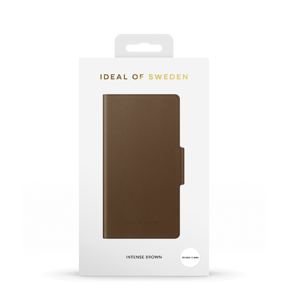 IDEAL OF SWEDEN Plånboksfodral Intense Brown till iPhone 13 mini