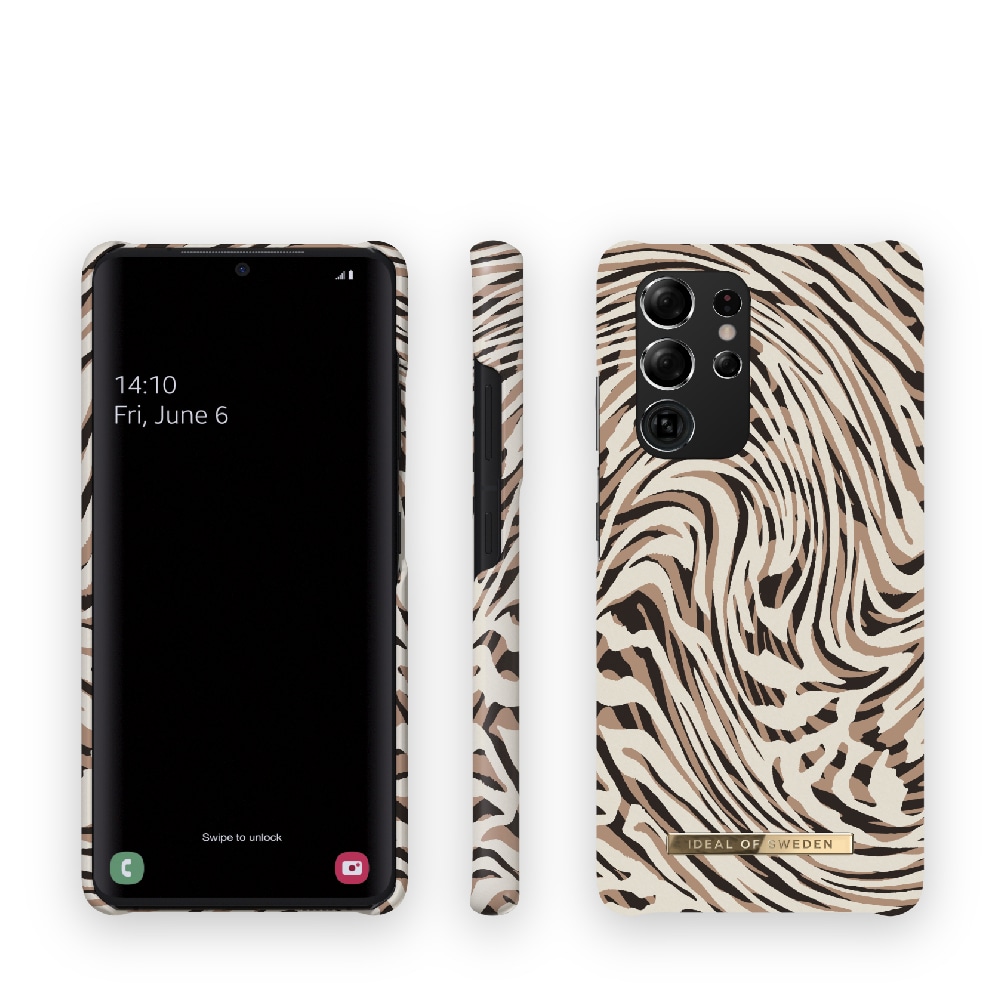 IDEAL OF SWEDEN Mobilskal Hypnotic Zebra till Samsung Galaxy S21 Ultra